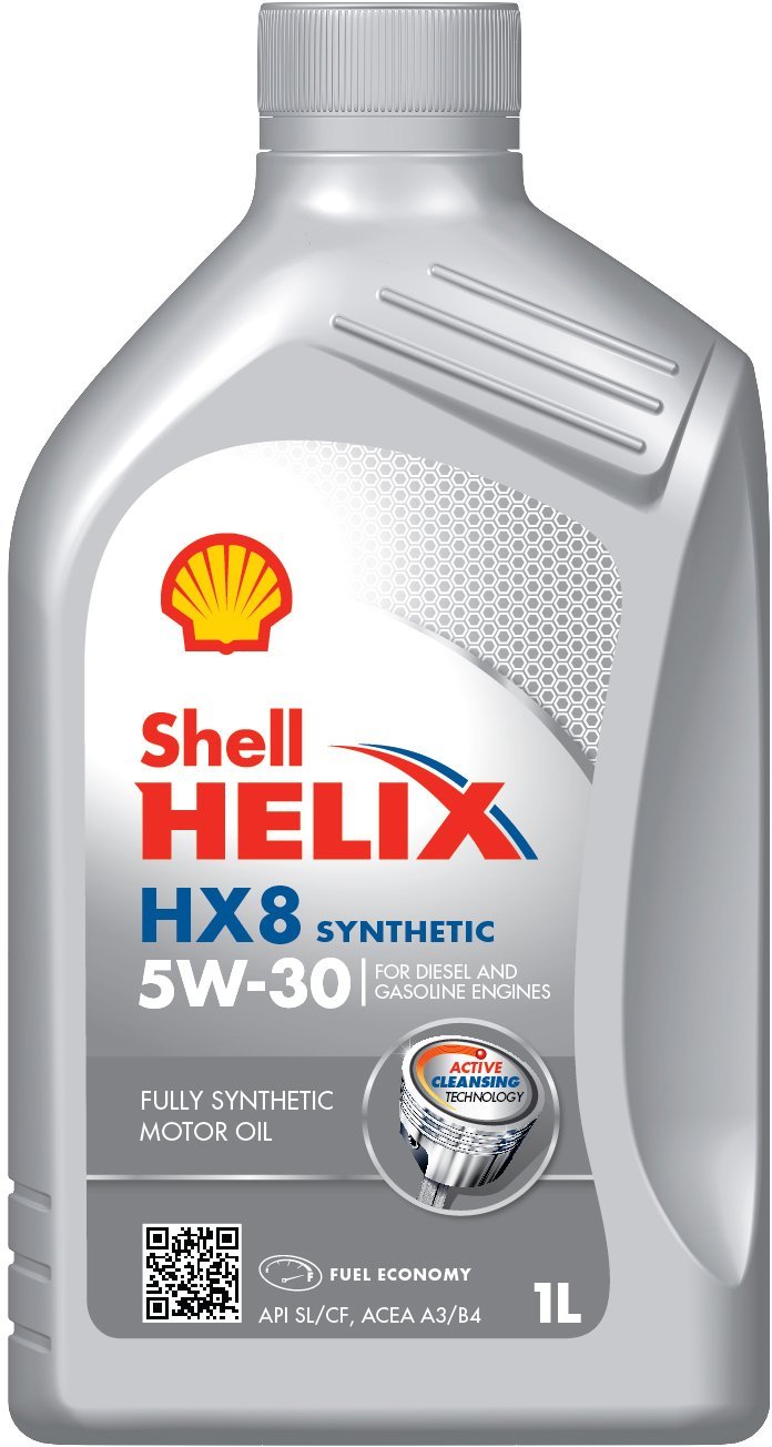 Automobilinė variklio alyva SHELL HELIX HX8 5W-30 1L