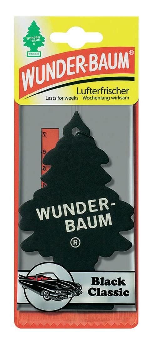 Automobilinis oro gaiviklis WUNDER-BAUM BLACK CLASSIC