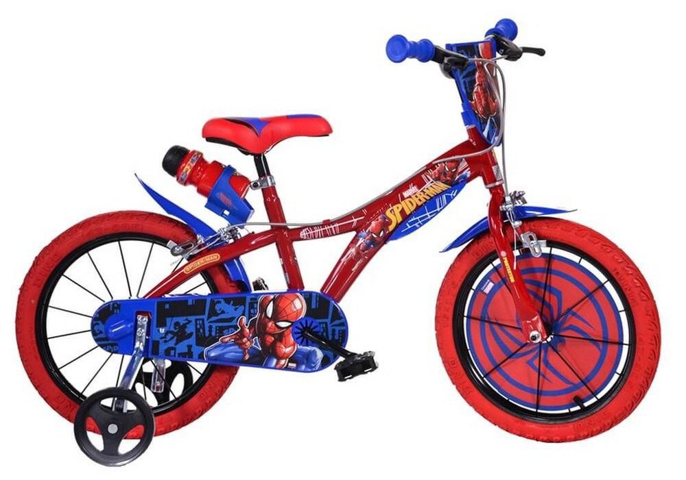 Vaikiškas dviratis SPIDERMAN, dydis 16