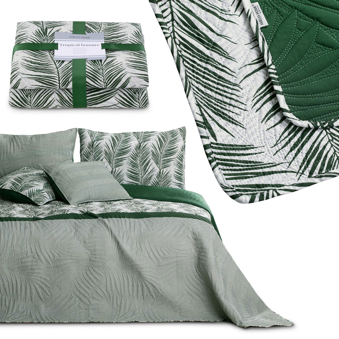 Lovatiesė AmeliaHome TROPICAL BONAIRE, 220x240 cm, žalia-0