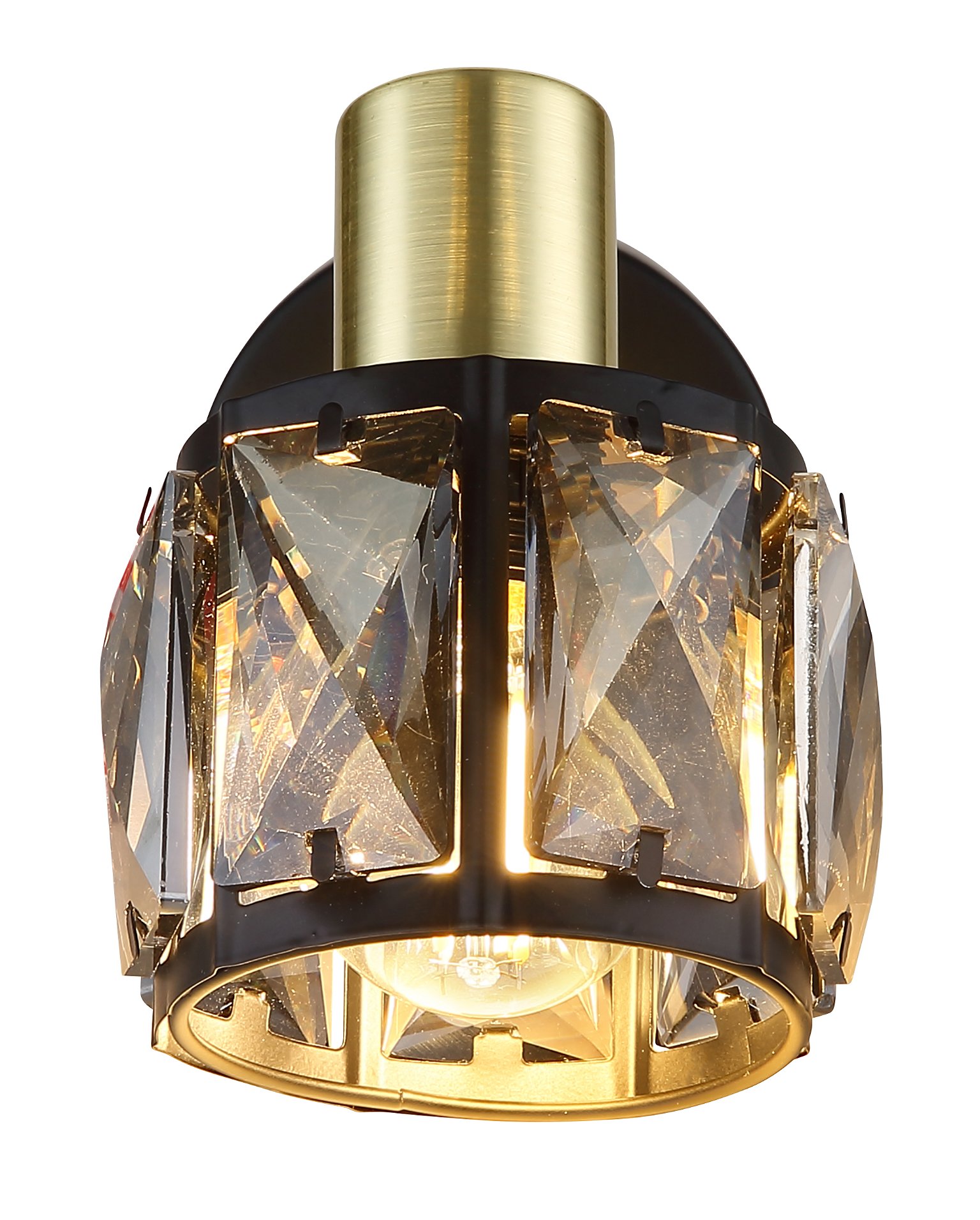 Taškinis šviestuvas GLOBO Indiana, 1 x E14, 40W, juodos/ aukso sp., 9,2 x 12,5 x 16 cm - 2