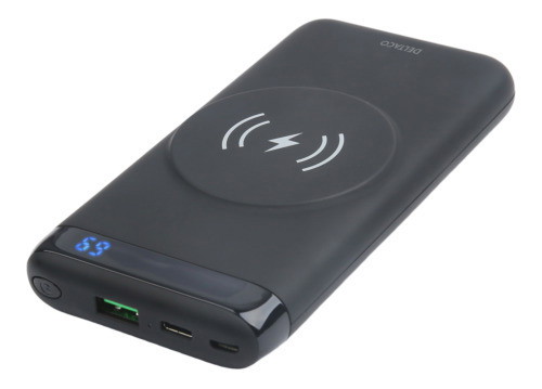 Išorinė baterija DELTACO, 10 000 mAh, 1x USB-A, 1x USB-C PD / PB-Q1003-1