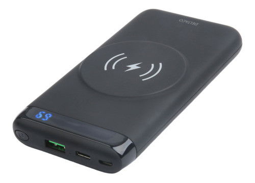 Išorinė baterija DELTACO, 10 000 mAh, 1x USB-A, 1x USB-C PD / PB-Q1003-1