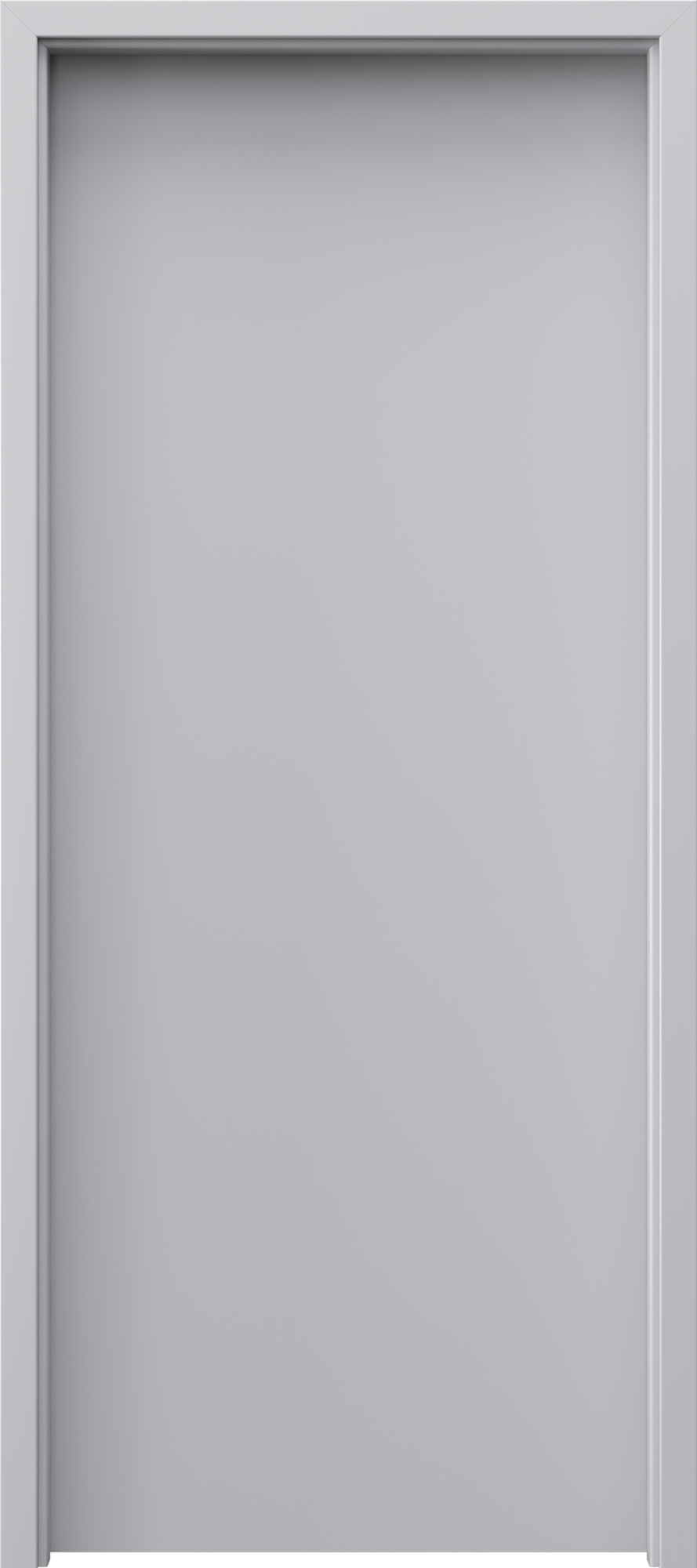Vidaus durų varčia Trim soft, pilkos sp., mat., 644 x 2030 x 40 mm, kairė-0