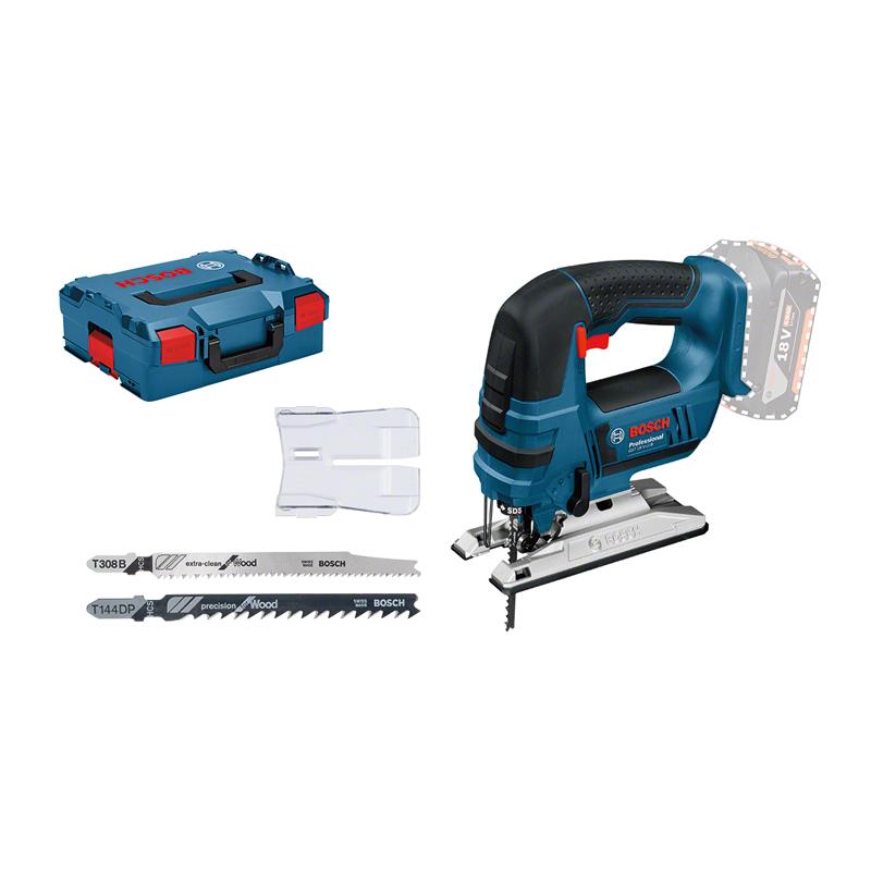 Akumuliatorinis siaurapjūklis BOSCH PRO GST 18 V-LI B, 18 V-0