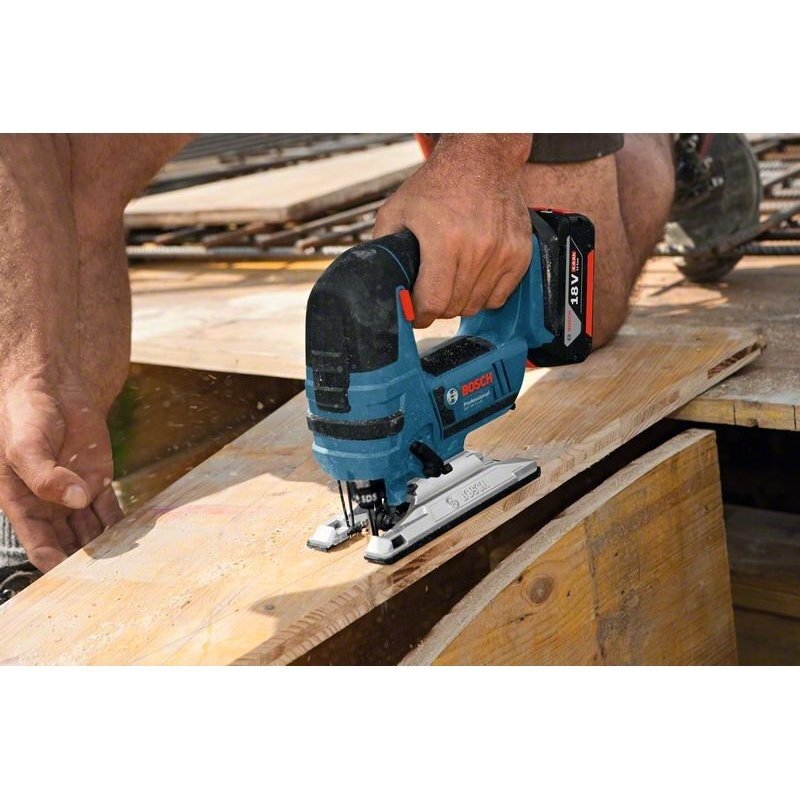 Akumuliatorinis siaurapjūklis BOSCH PRO GST 18 V-LI B, 18 V - 4