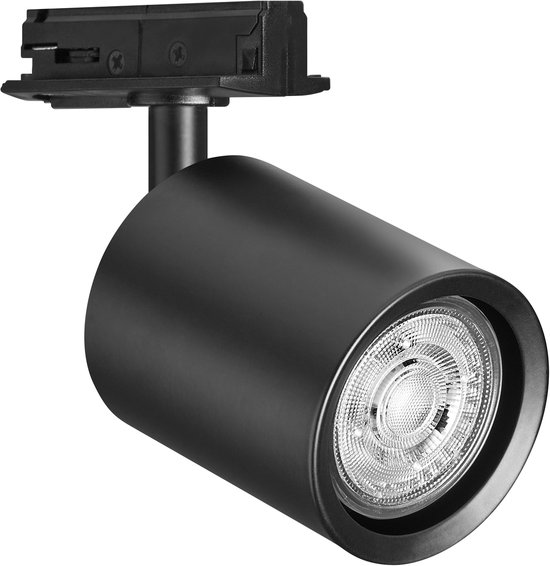 Taškinis bėgelių šviestuvas OSRAM TRACKLIGHT SPOT MINICYLINDER, 1xGU10, juodas, 14x9x6,5cm-0