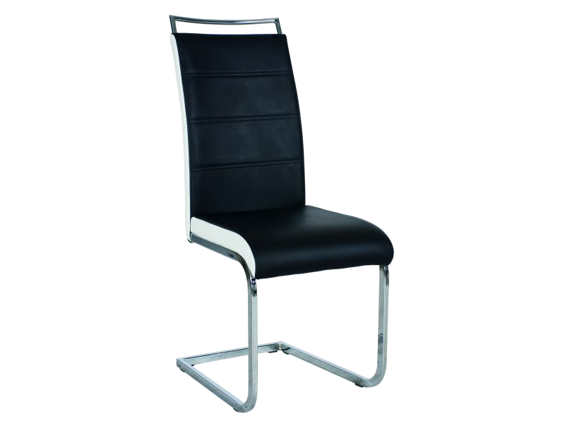 Kėdė H441, juoda/balta