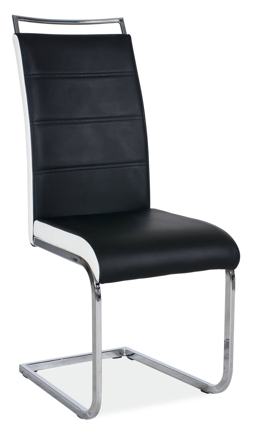 Kėdė H441, juoda/balta - 2