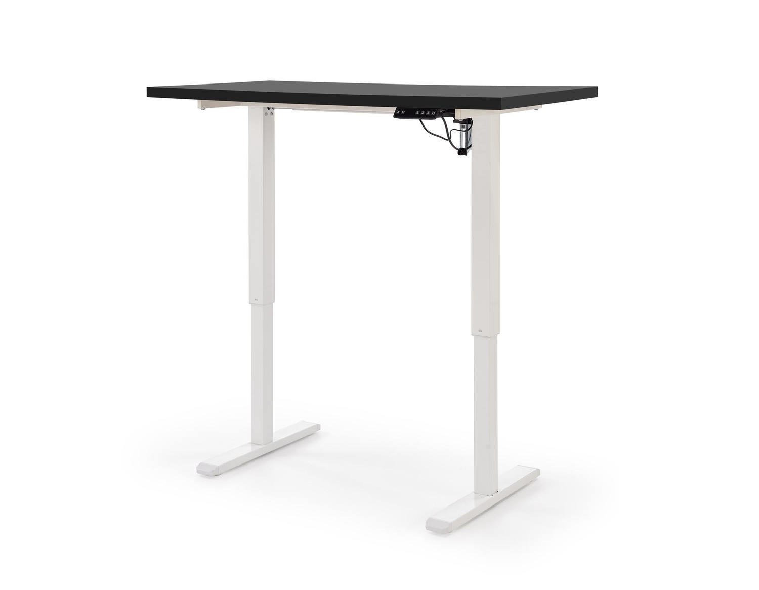 Reguliuojamo aukščio rašomasis stalas B/54, 120 x 60 cm, juoda/balta - 4