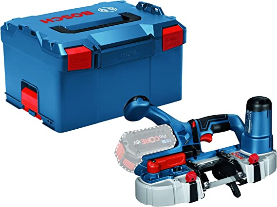Akumululiatorinis juostinis pjūklas BOSCH PRO GCB 18V-63, 18 V, (be akum. ir krov., su L-BOXX)-0