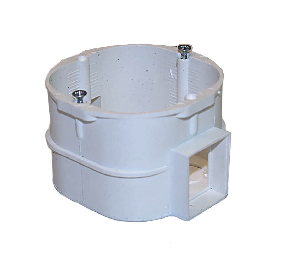 Vienvietė instaliacinė dėžutė, 80x70x47mm, IP20, baltos sp.-0