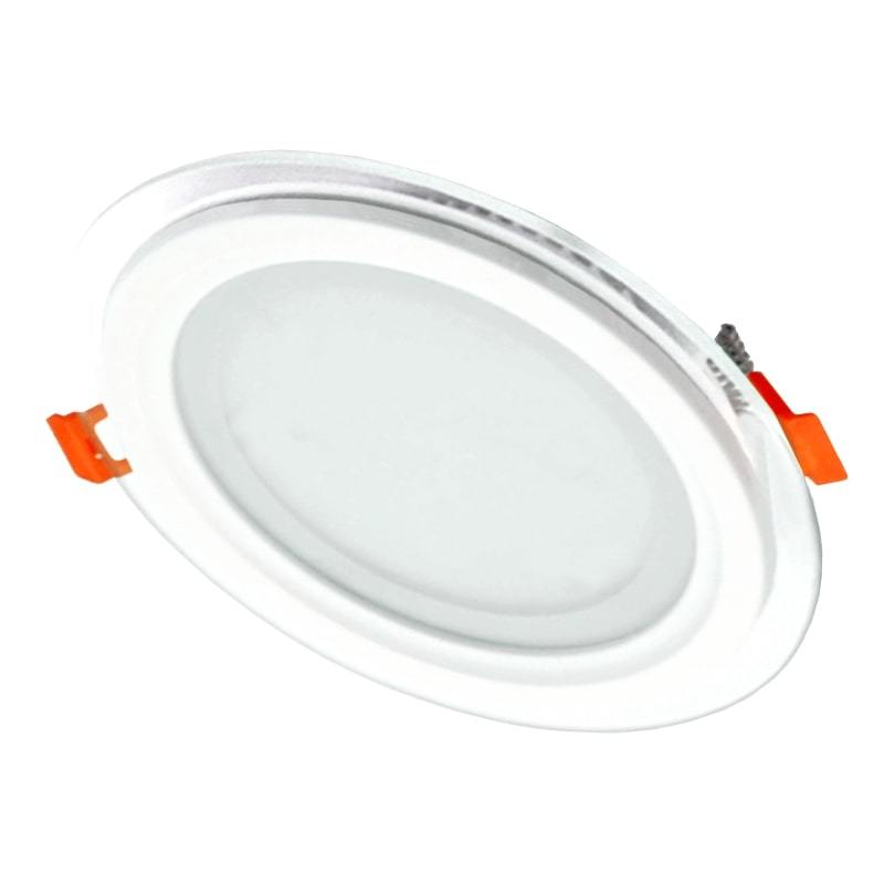 Įleidžiamas stiklinis LED šviestuvas VESTALIGHT, 3000 K, 12 W, 839 lm, IP40, Ø16 cm-0