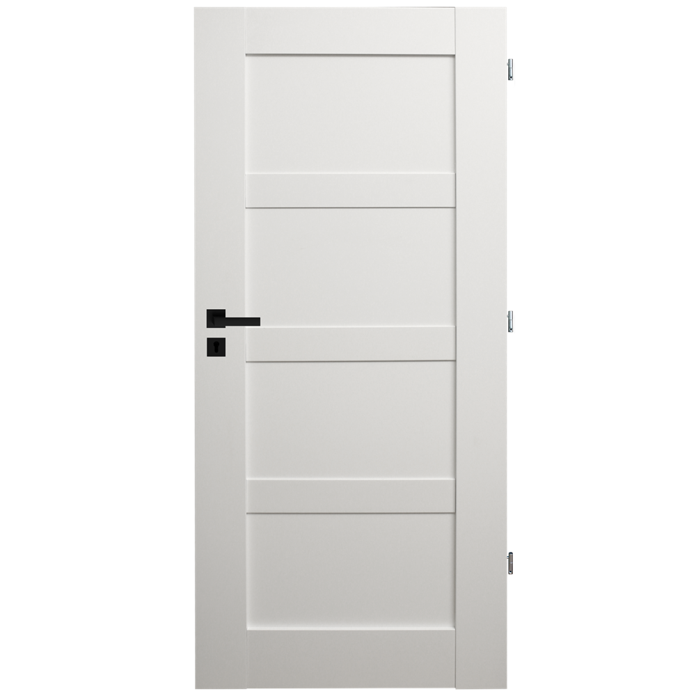 Durų varčia DOMIDOR EURO, baltos spalvos, 744 x 2030 mm, dešinė-0