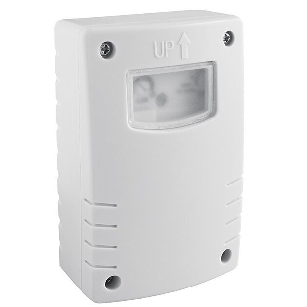 Sutemų jutiklis GTV, IP44, CZ-2, max 1500W, 240V, LED, baltos sp.-0