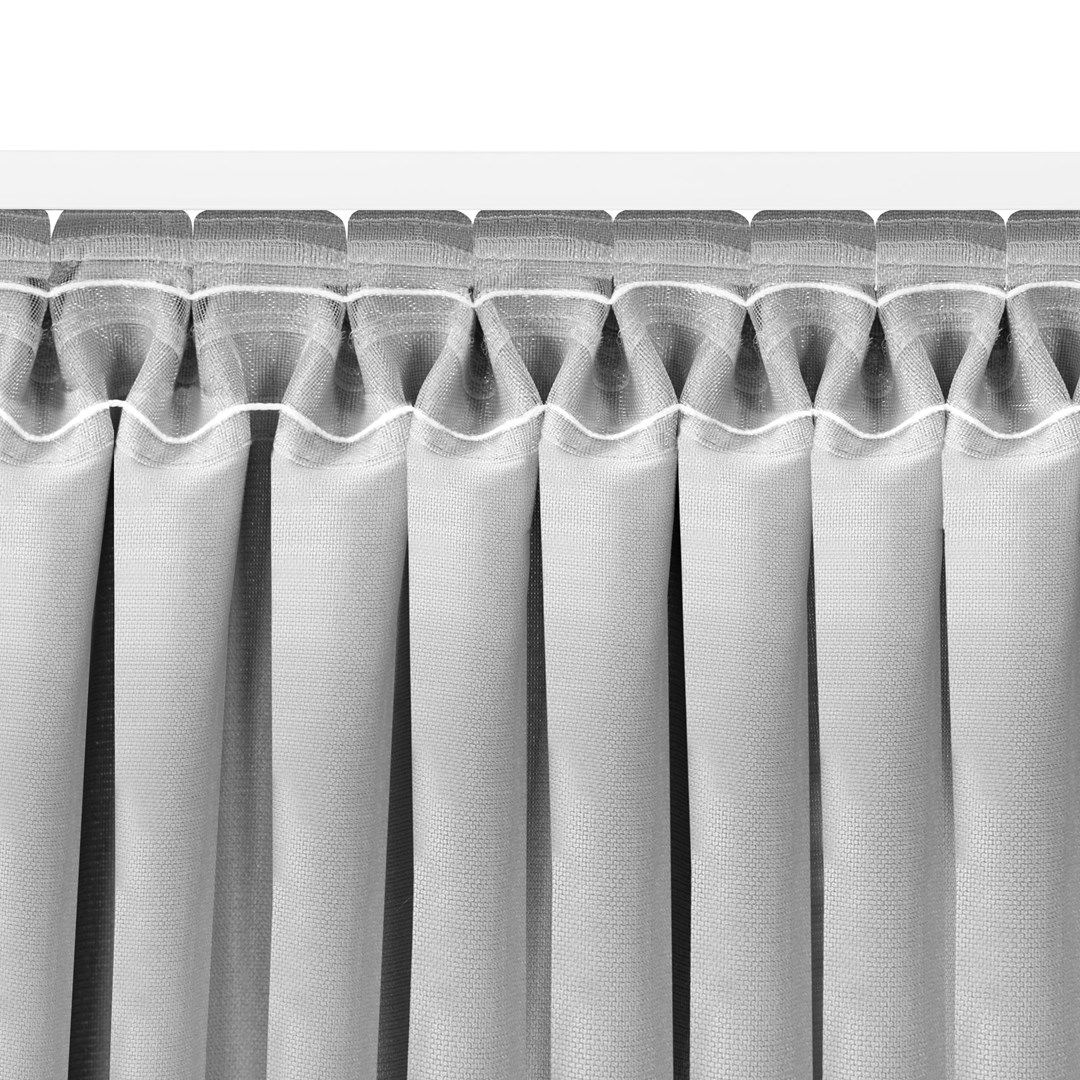 Naktinė užuolaida MILANA CHARCOAL PLEAT, 220x270 cm - 6