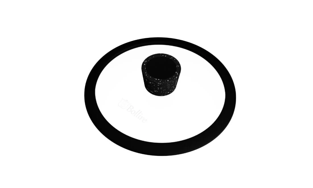 Keptuvės dangtis BOLLIRE Silicon, stiklinis, ø 24 cm - 3