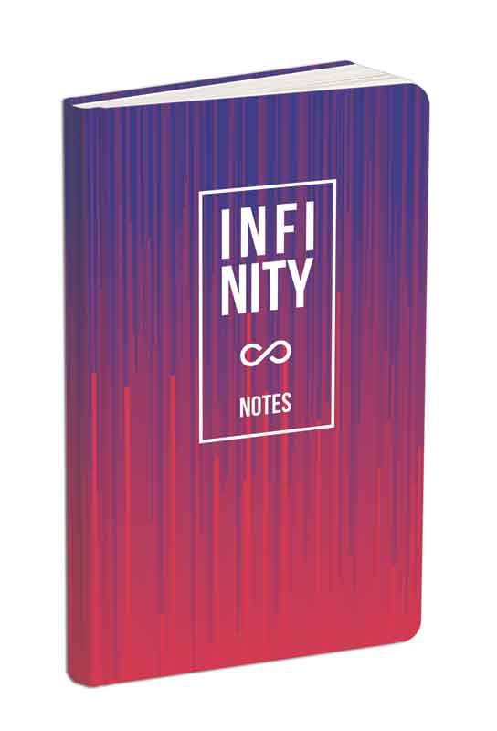 Užrašų knygutė INFINITY, A6, 96 lapų, 70 g, langeliais-0