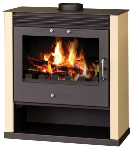 Krosnelė-židinys VICTORIA Rubin Ivory, 13 kW-0
