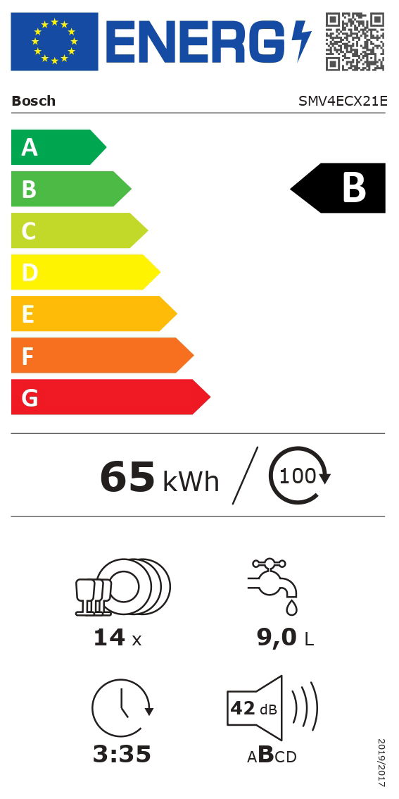 Įmontuojama indaplovė Bosch SMV4ECX21E - 9