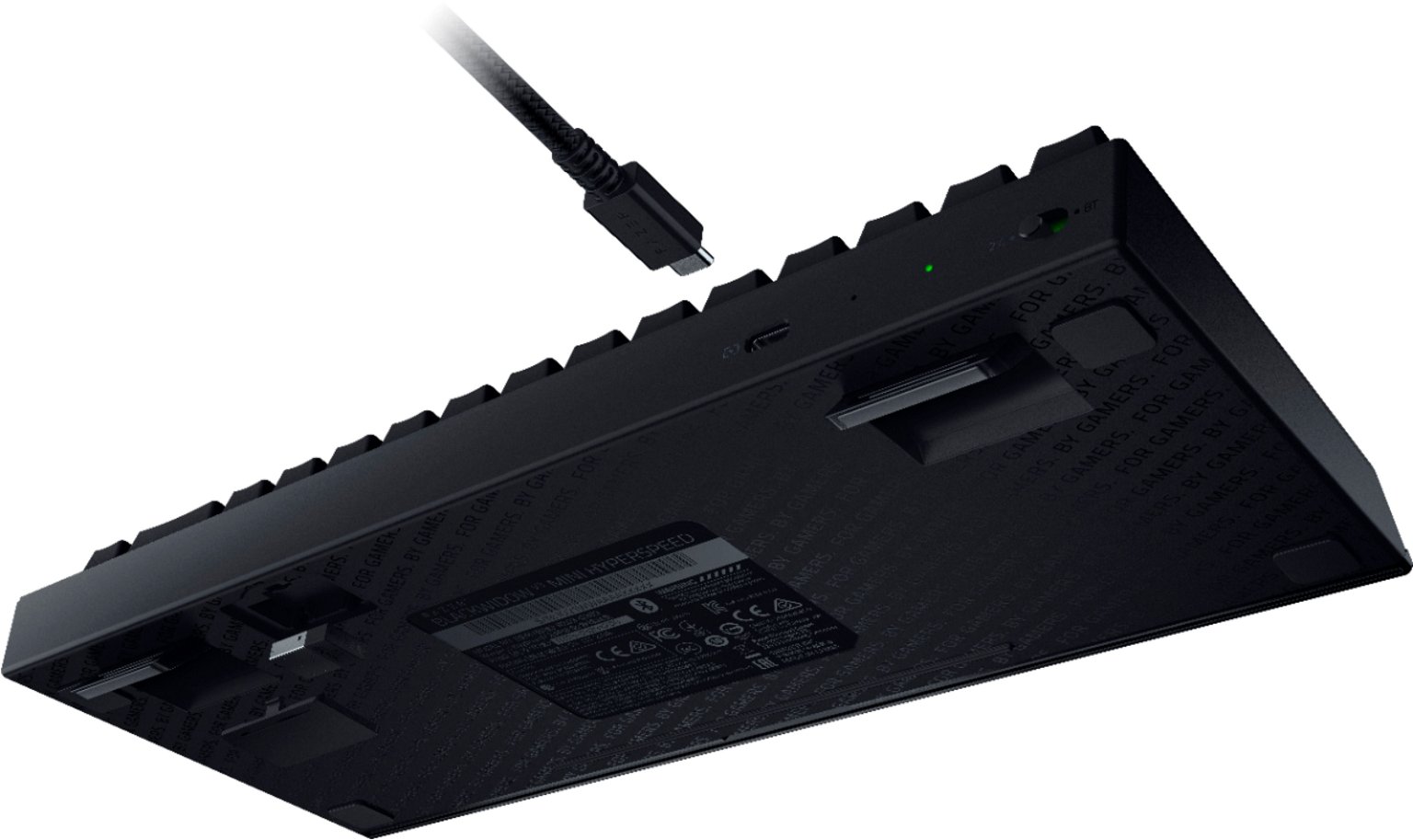 Klaviatūra Razer BlackWidow V3 Mini HyperSpeed, EN, juoda - 4