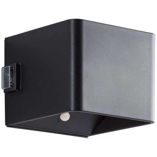 Sieninis LED lauko šviestuvas BRILLIANT ISEO,IP44,3000K,4W,300lm,USB,su davikliu,jungikliu - 5