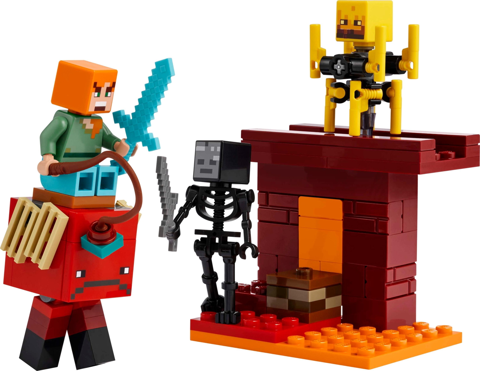 Konstruktorius LEGO Minecraft The Nether Lava Battle - 7