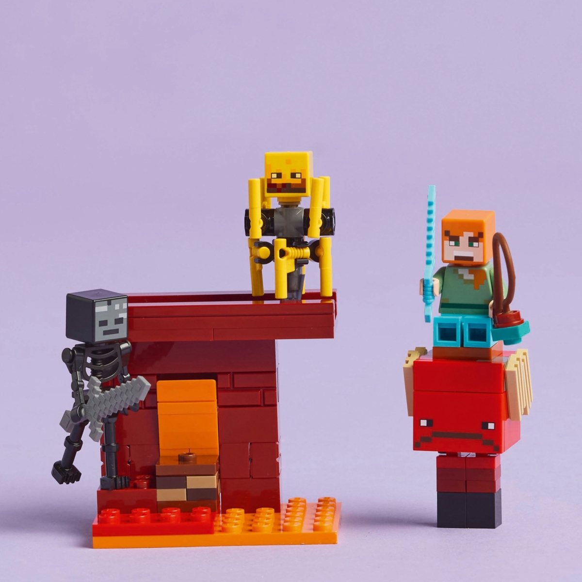 Konstruktorius LEGO Minecraft The Nether Lava Battle - 3