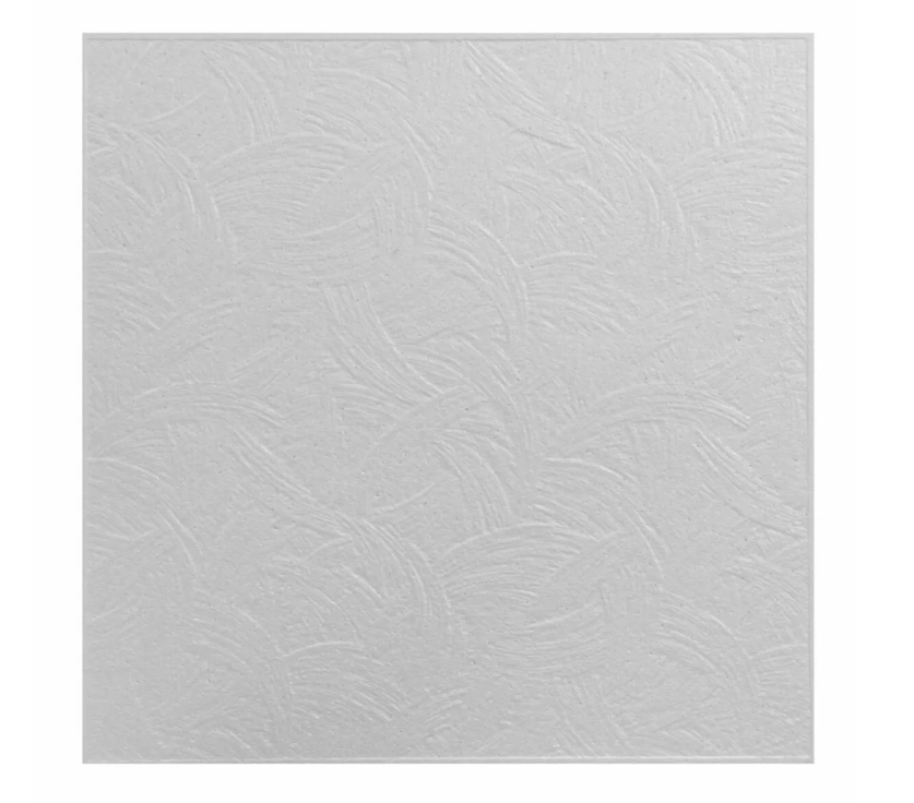 Klijuojamos lubų/sienų plokštės PALERMO, baltos sp., 50 x 50 x 0,6 cm-0