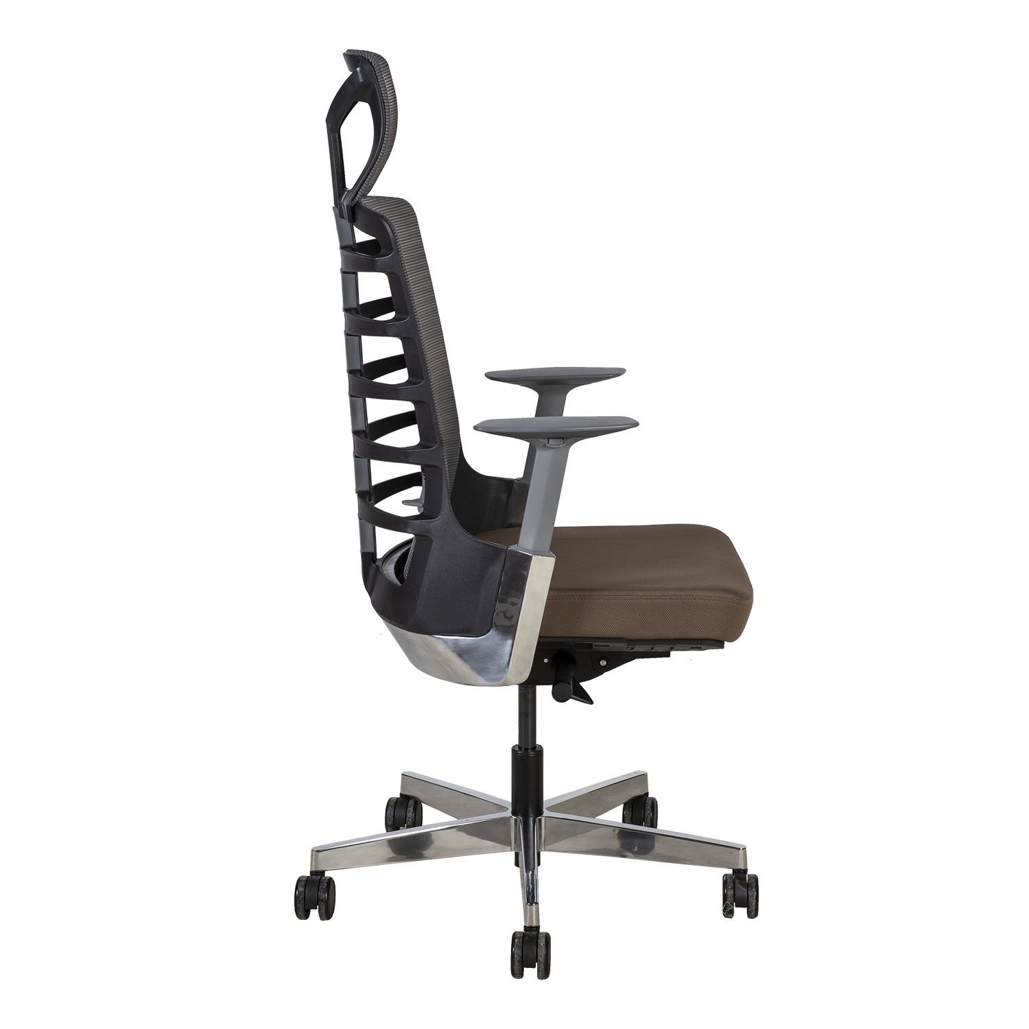 Biuro kėdė SPINELLY, 70x70x118-128 cm, pilka - 2