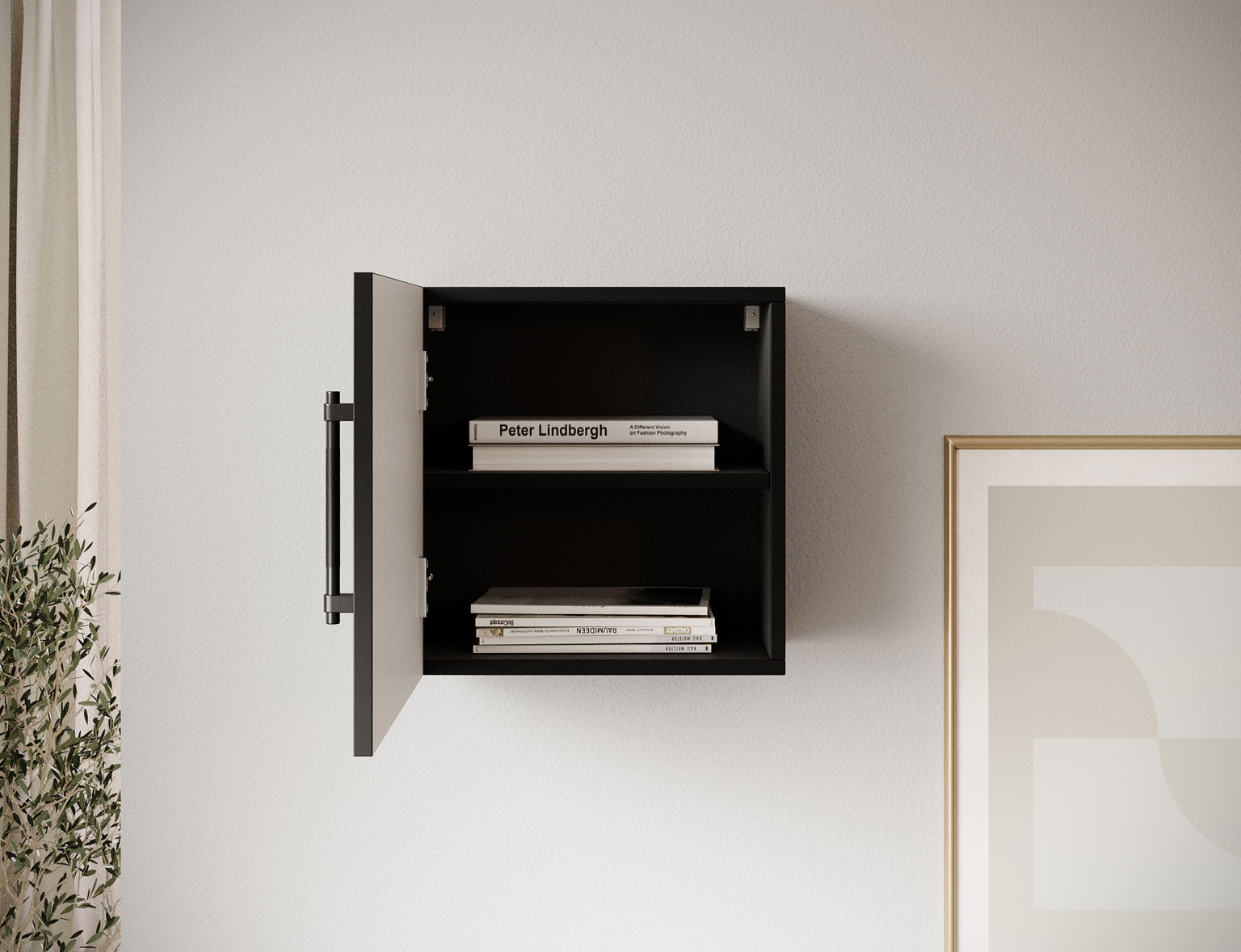 Vitrina Raftt, juoda - 7