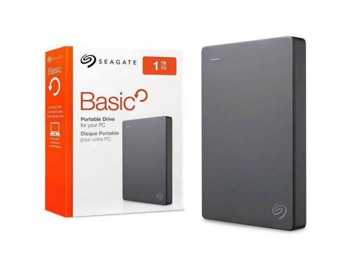 Kietasis diskas Seagate Basic Line, HDD, 1 TB, juoda - 1