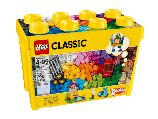 Konstruktorius LEGO® Classic Didelė kaladėlių dėžė 10698, 790 vnt.
