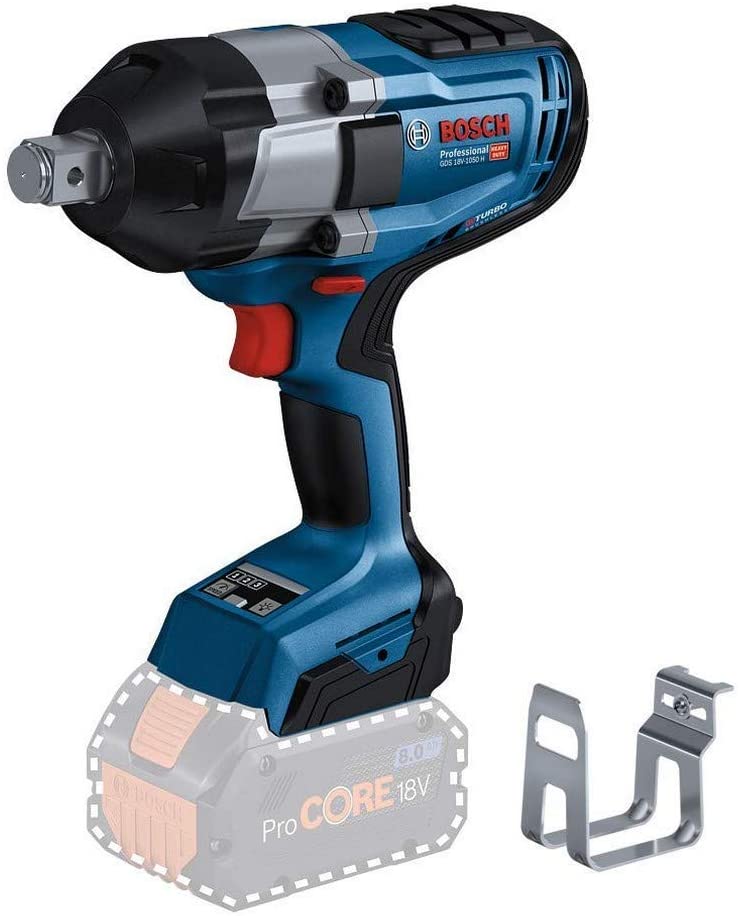 Akumuliatorinis smūginis veržliasūkis BOSCH PRO GDS 18V-1050 H solo, 18 V, (be akum.ir krov.)-0
