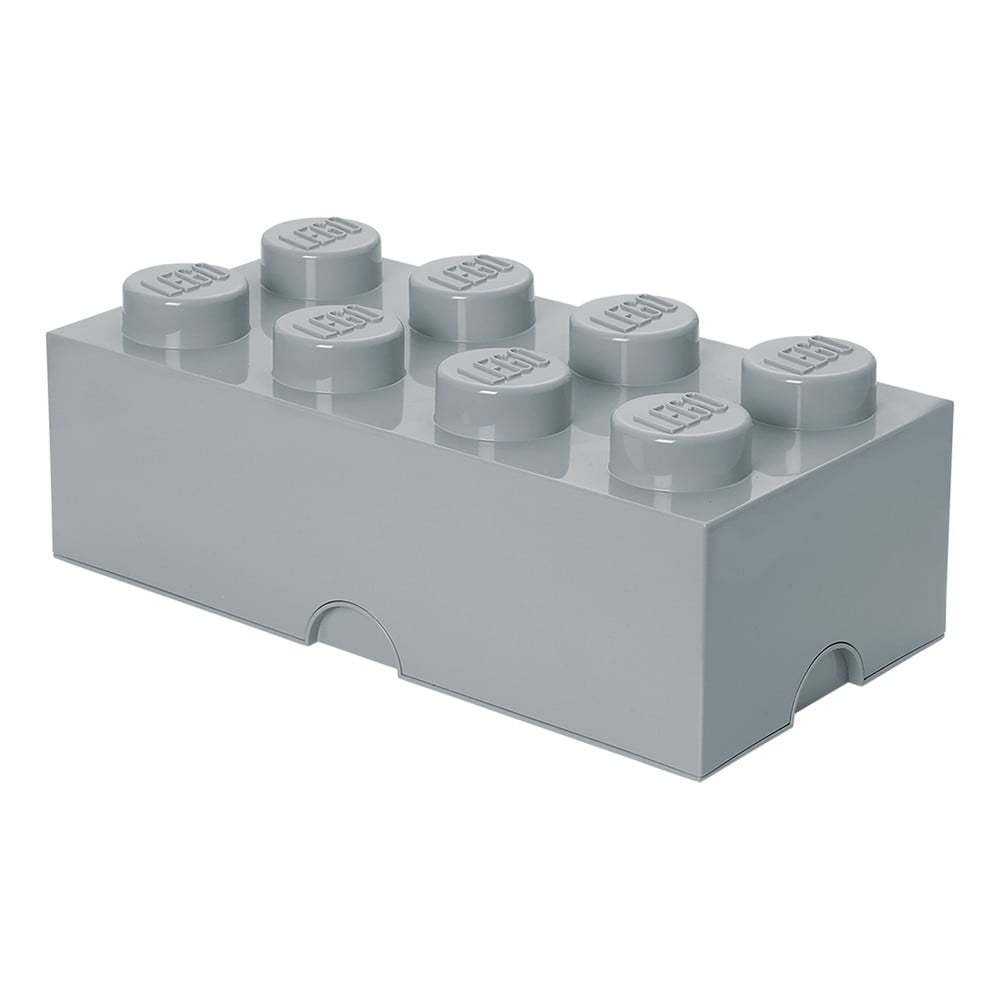 Daiktadėžė LEGO DESK, pilkos sp., 31,6 x 15,8 x 11,3 cm, 580 ml - 2