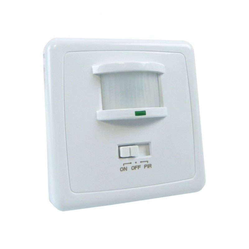Įmontuojamas judesio daviklis GTV CR-4-LED, IP20, 500W, 240V, 160*, baltos sp.-0