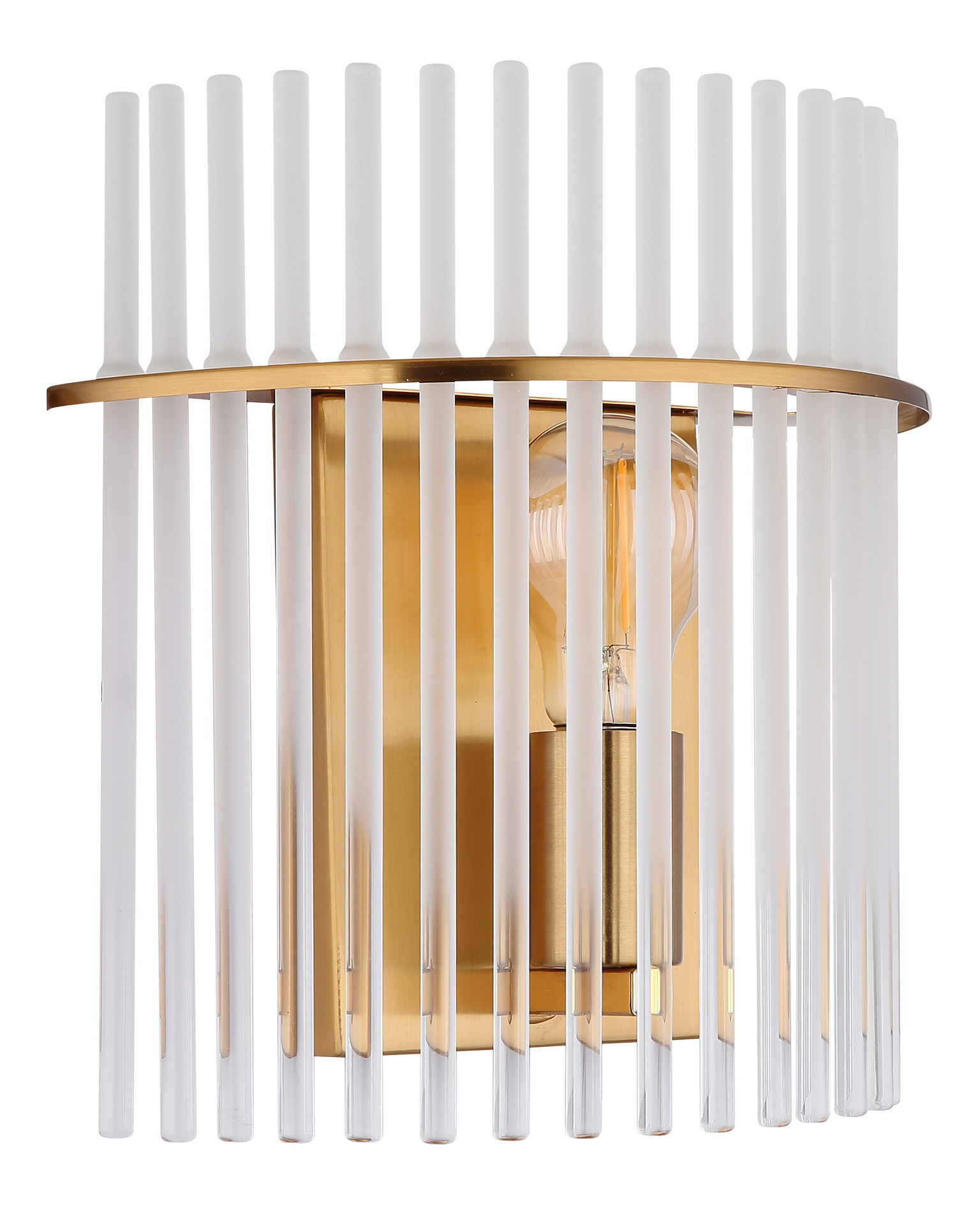 Sieninis šviestuvas GLOBO GORLEY, 1 x E27, 60W, metalas/stiklas, aukso sp, 25x26x12,5cm-1
