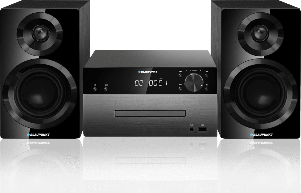 Muzikinis centras Blaupunkt MS50BT, 120 W, juoda - 3