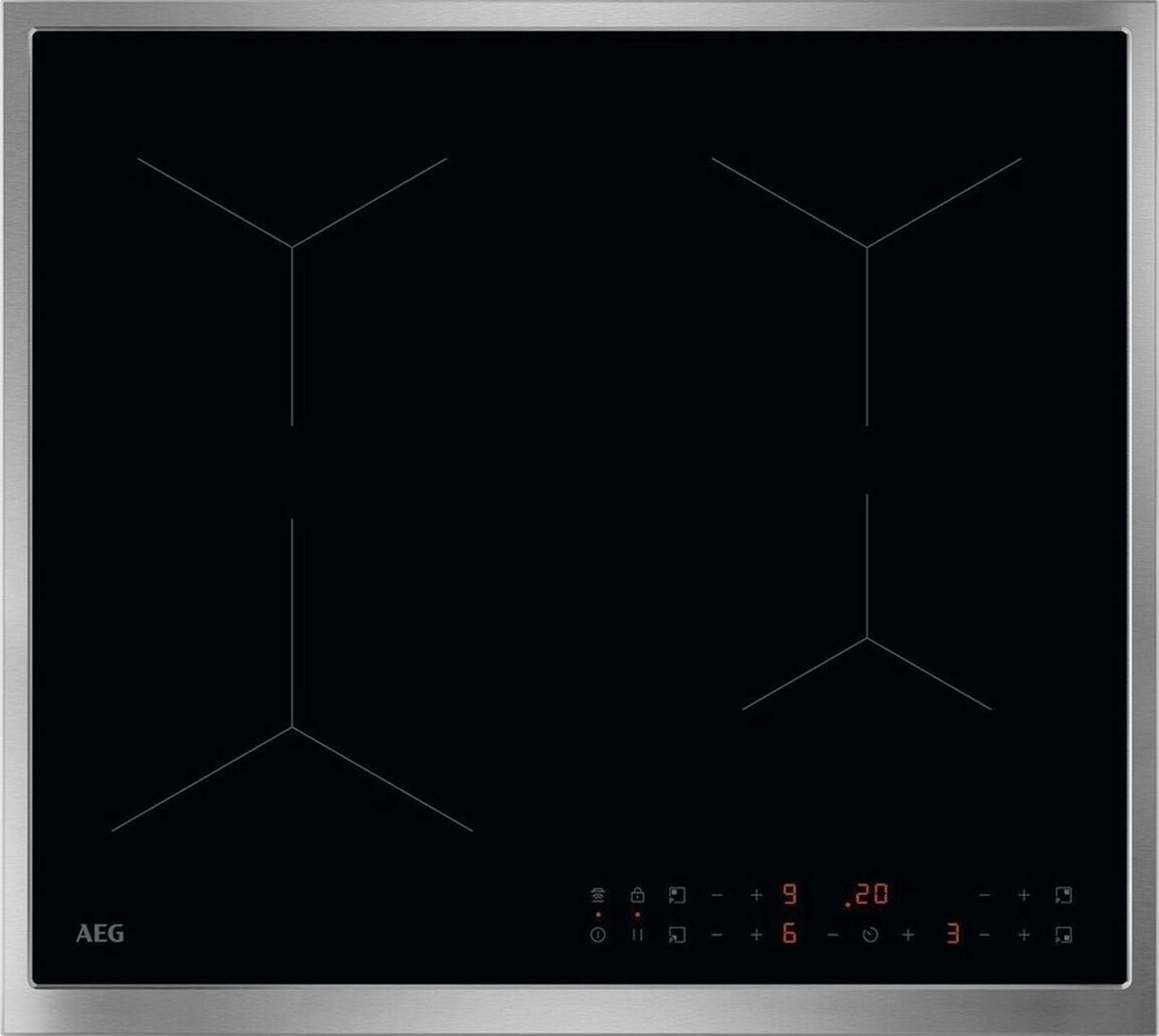 Įmontuojama indukcinė kaitlentė AEG TN64IA00XB - 1