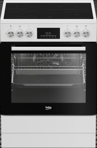 Elektrinė viryklė su elektrine orkaite BEKO FBM67320WS, 60 cm - 1