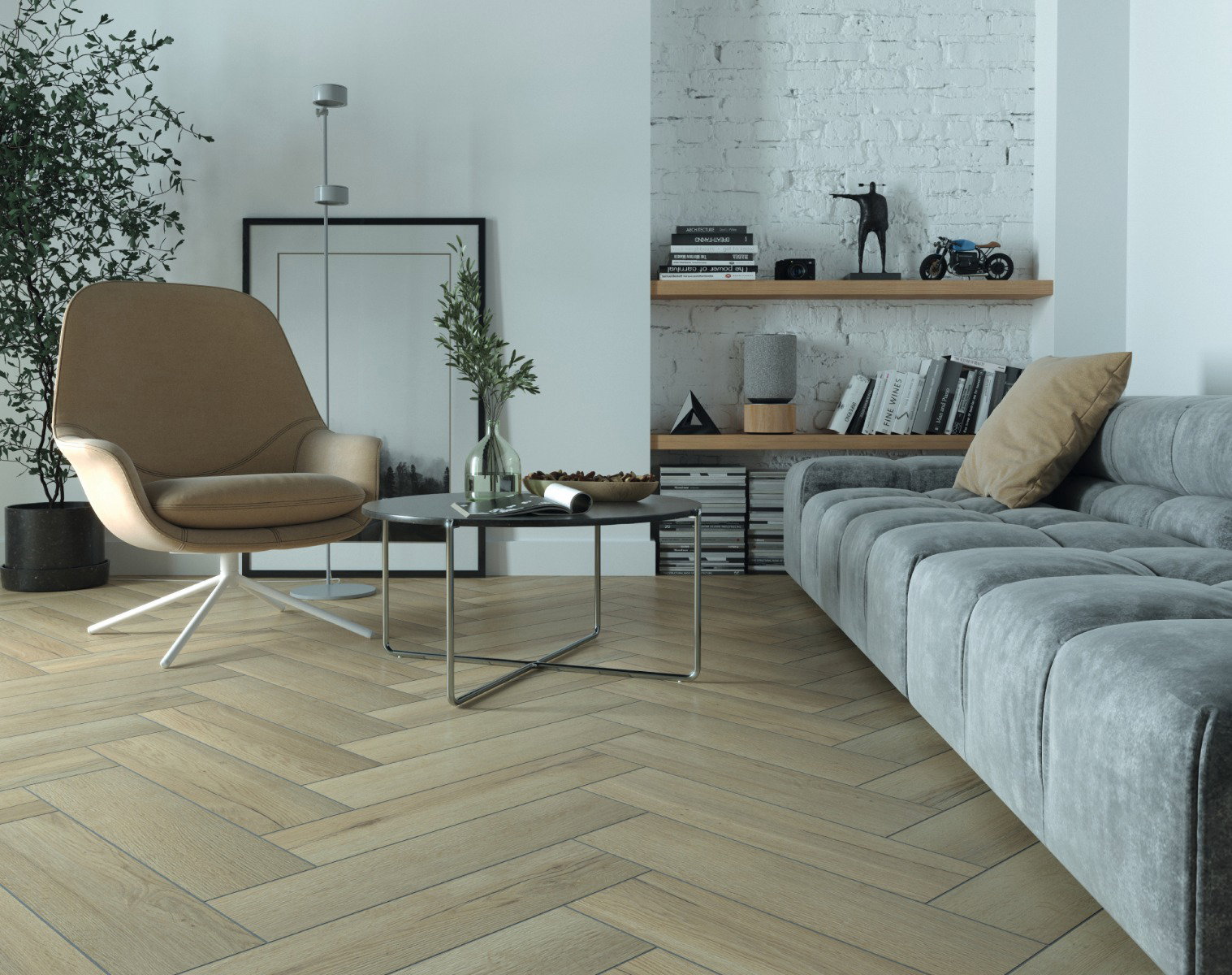Keraminės grindų plytelės Sverigo Gold, 9,2 x 60 cm - 4