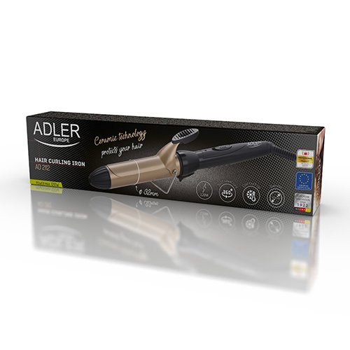 Plaukų formavimo žnyplės Adler Ceramic AD 2112, 32 mm - 5