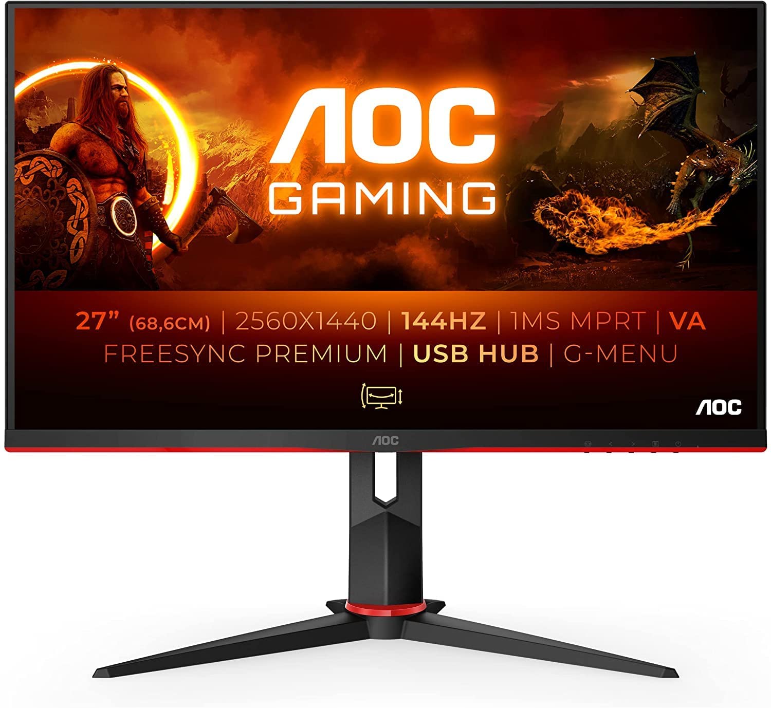 Monitorius Dell S2721DS, 27", 5 ms - 1