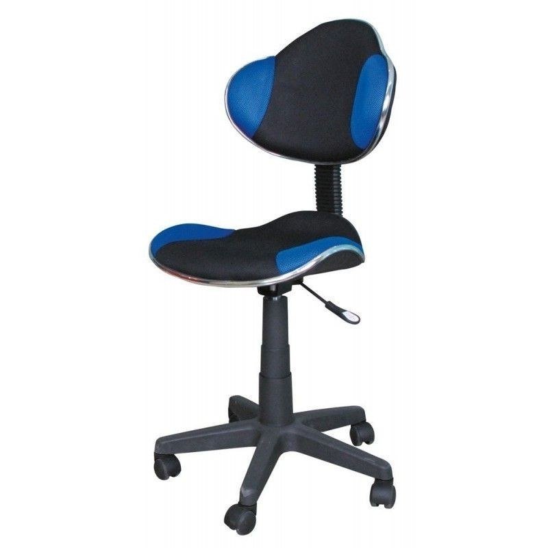 Biuro kėdė Q-G2, mėlyna/juoda - 3