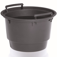 Plastikinis vazono įdėklas, juodos sp., 33 x 21 cm-0