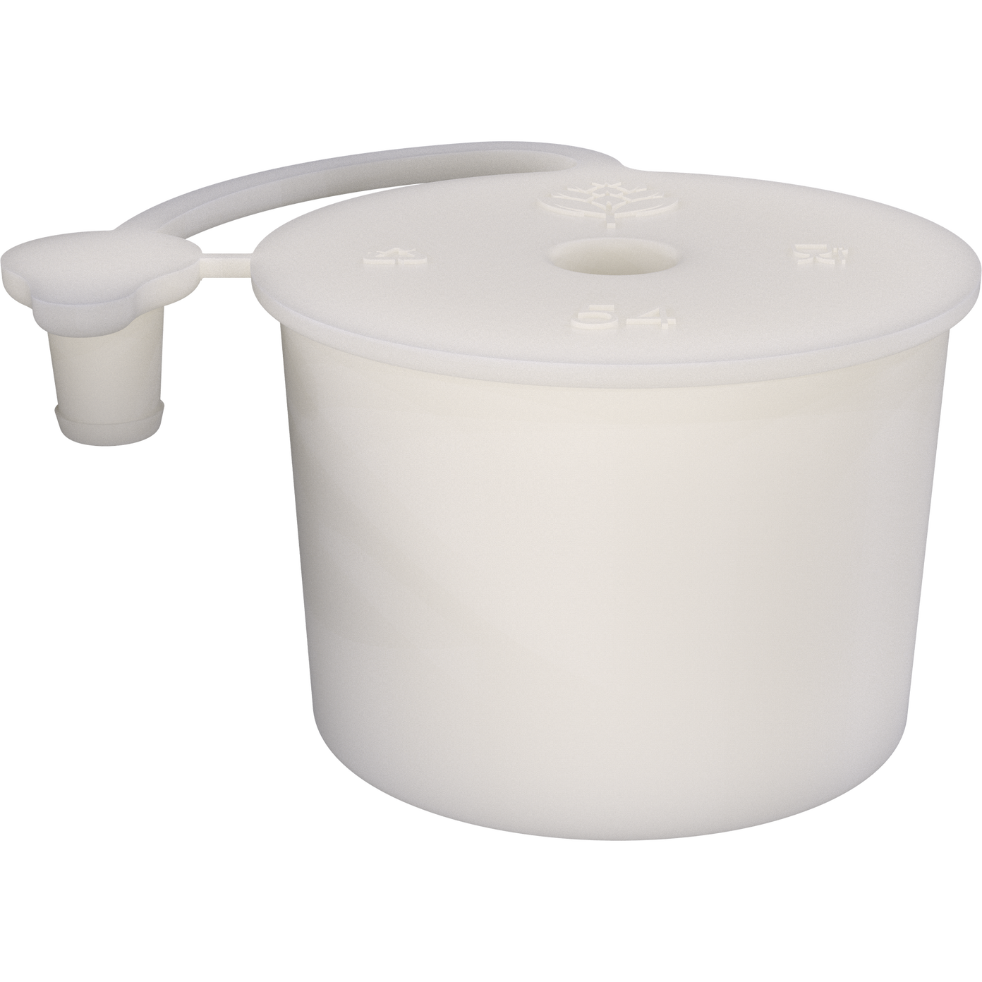 Fermentavimo kamštis buteliui siauru kaklu BROWIN, su uždarymo kamšteliu, 5 / 5,4 cm-1