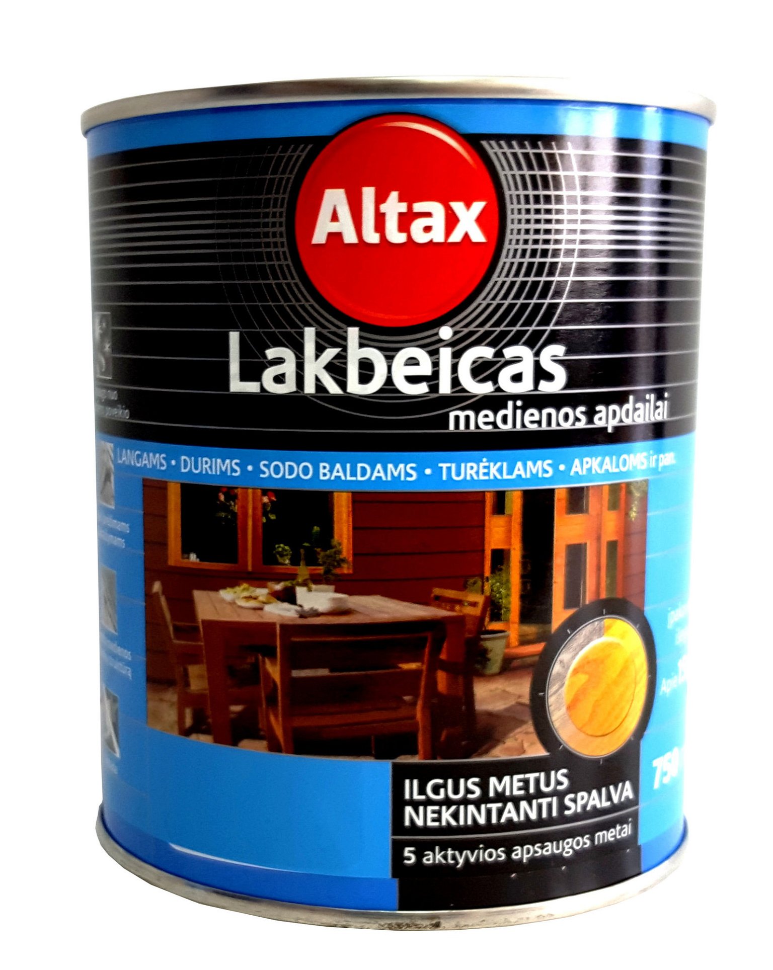 Lakas su beicu ALTAX, riešuto sp., 750 ml