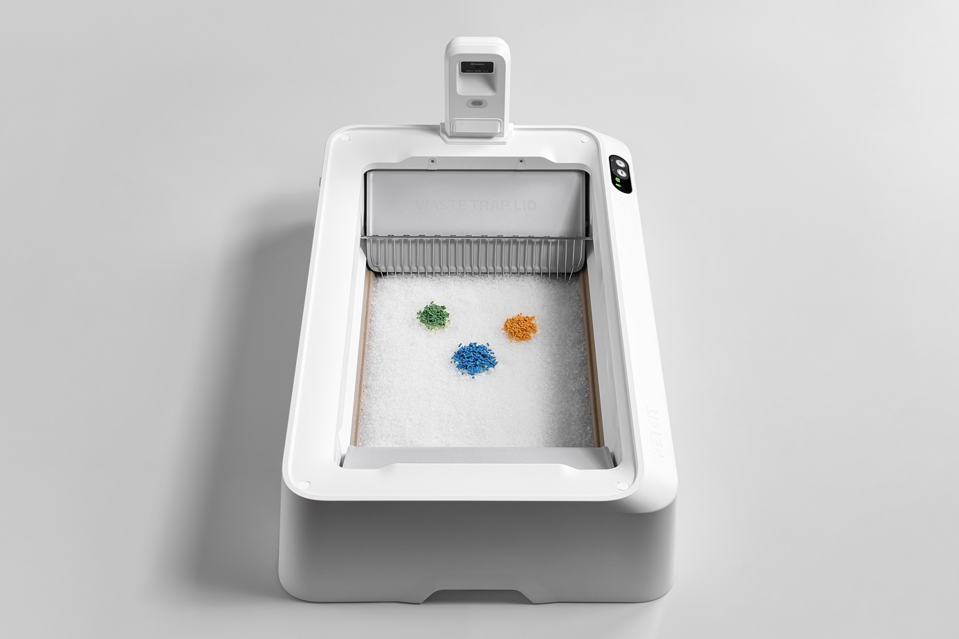 Automatinis savaime išsivalantis kačių kraiko dėžė Petkit Purobot Crystal Duo P9905, balta - 3