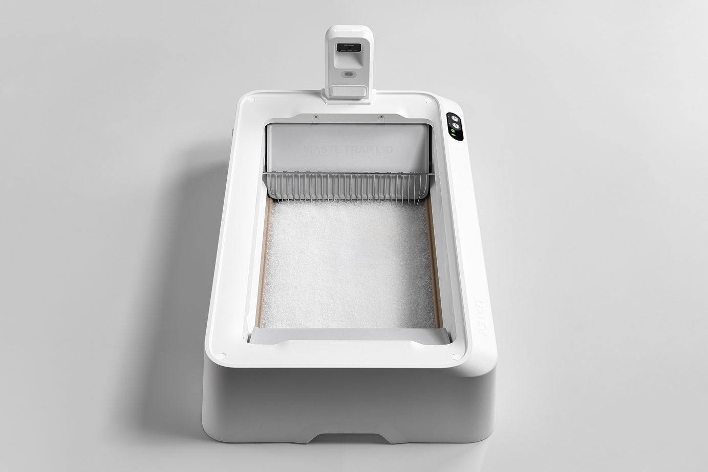 Automatinis savaime išsivalantis kačių kraiko dėžė Petkit Purobot Crystal Duo P9905, balta-1