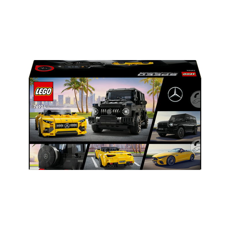 Konstruktorius LEGO SPEED CHAMPIONS MERCEDES-AMG G 63 & MERCEDES AMG PROJECT ONE-1